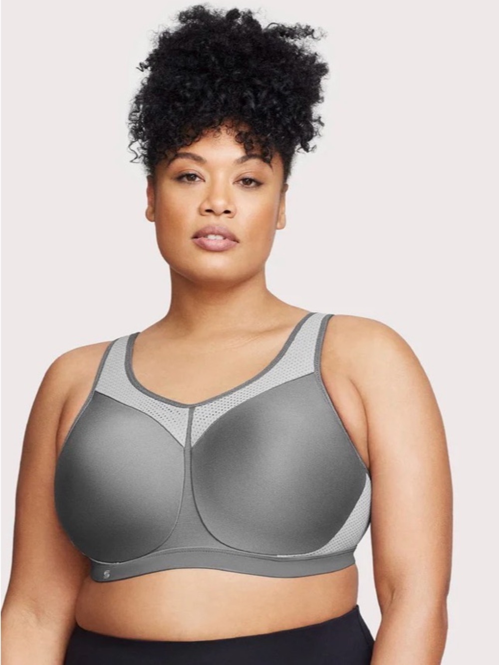 NWOT Glamorise High Impact Underwire Sports Bra Sz 34DD